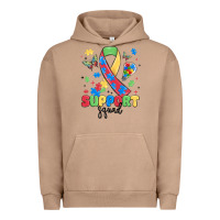 Pigment Burro support squad autism Urban Hoodie - MaliasSmallBusiness