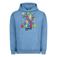 Pigment Pebble Blue support squad autism Urban Hoodie - MaliasSmallBusiness