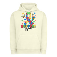 Pigment Pistachio support squad autism Urban Hoodie - MaliasSmallBusiness