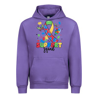 Tulip support squad autism Urban Hoodie - MaliasSmallBusiness