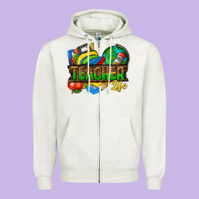Zipper Hoodie teacher life