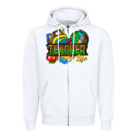 White teacher life Zipper Hoodie - texasbilliewilder
