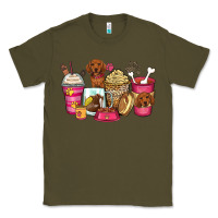 Army Green dachshund coffee cups Classic Tee - Zillion Design Studio