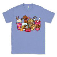 Colony Blue dachshund coffee cups Classic Tee - Zillion Design Studio