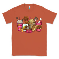 Copper dachshund coffee cups Classic Tee - Zillion Design Studio