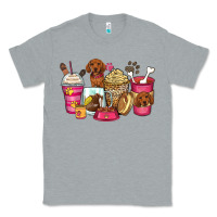 Heather Grey dachshund coffee cups Classic Tee - Zillion Design Studio