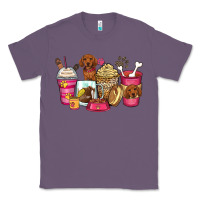 Lavender dachshund coffee cups Classic Tee - Zillion Design Studio