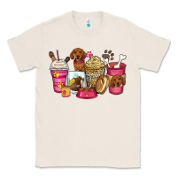 Natural dachshund coffee cups Classic Tee - Zillion Design Studio