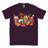 Plum dachshund coffee cups Classic Tee - Zillion Design Studio