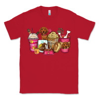 Red dachshund coffee cups Classic Tee - Zillion Design Studio