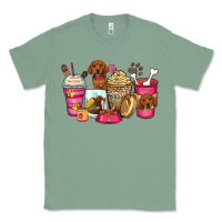 Sage dachshund coffee cups Classic Tee - Zillion Design Studio