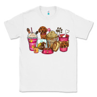White dachshund coffee cups Classic Tee - Zillion Design Studio