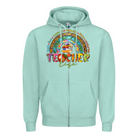 Seafoam teacher life Zipper Hoodie - texasbilliewilder