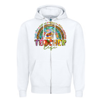 White teacher life Zipper Hoodie - texasbilliewilder