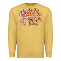 Antique Gold be the reason someone smiles today Premium Sweatshirt - JahusDesignShop