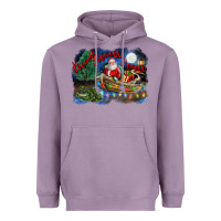 Lavender heaux heaux heaux christmas louisiana swamp Heavyweight Hoodie - FaDigitalArtStudio