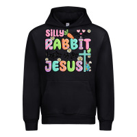 Black silly rabbit easter is for jesus Urban Hoodie - MaliasSmallBusiness