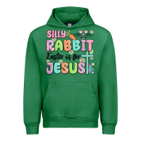 Emerald silly rabbit easter is for jesus Urban Hoodie - MaliasSmallBusiness