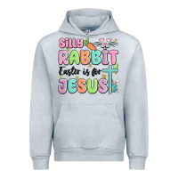 Heather Grey silly rabbit easter is for jesus Urban Hoodie - MaliasSmallBusiness