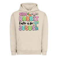 Pigment French Oak silly rabbit easter is for jesus Urban Hoodie - MaliasSmallBusiness