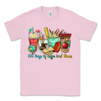 Bubblegum Pink 100 days of coffee and chaos coffee cups Classic Tee - Zillion Design Studio