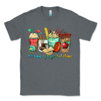 Charcoal Heather 100 days of coffee and chaos coffee cups Classic Tee - Zillion Design Studio