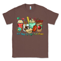 Chestnut 100 days of coffee and chaos coffee cups Classic Tee - Zillion Design Studio