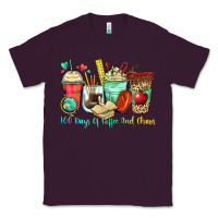 Plum 100 days of coffee and chaos coffee cups Classic Tee - Zillion Design Studio