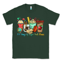 Sports Green 100 days of coffee and chaos coffee cups Classic Tee - Zillion Design Studio
