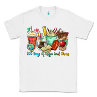 White 100 days of coffee and chaos coffee cups Classic Tee - Zillion Design Studio