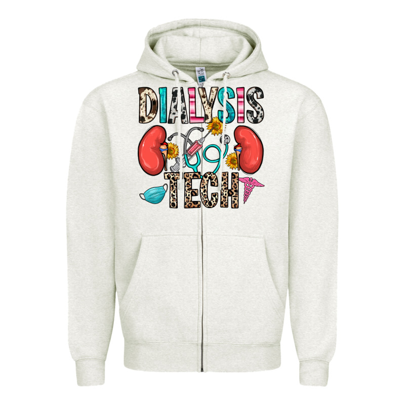 Dialysis Tech Zipper Hoodie by Zillion Design Studio | Teevron