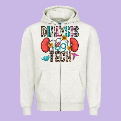 Zipper Hoodie dialysis tech