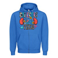 True Royal dialysis tech Zipper Hoodie - Zillion Design Studio