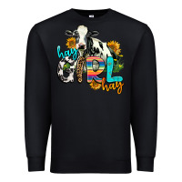 Black hay girl hay Premium Sweatshirt - AdoDesignShop