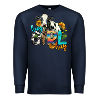 Navy hay girl hay Premium Sweatshirt - AdoDesignShop