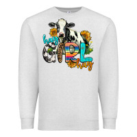 Oatmeal Heather hay girl hay Premium Sweatshirt - AdoDesignShop