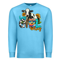 Ocean Blue hay girl hay Premium Sweatshirt - AdoDesignShop