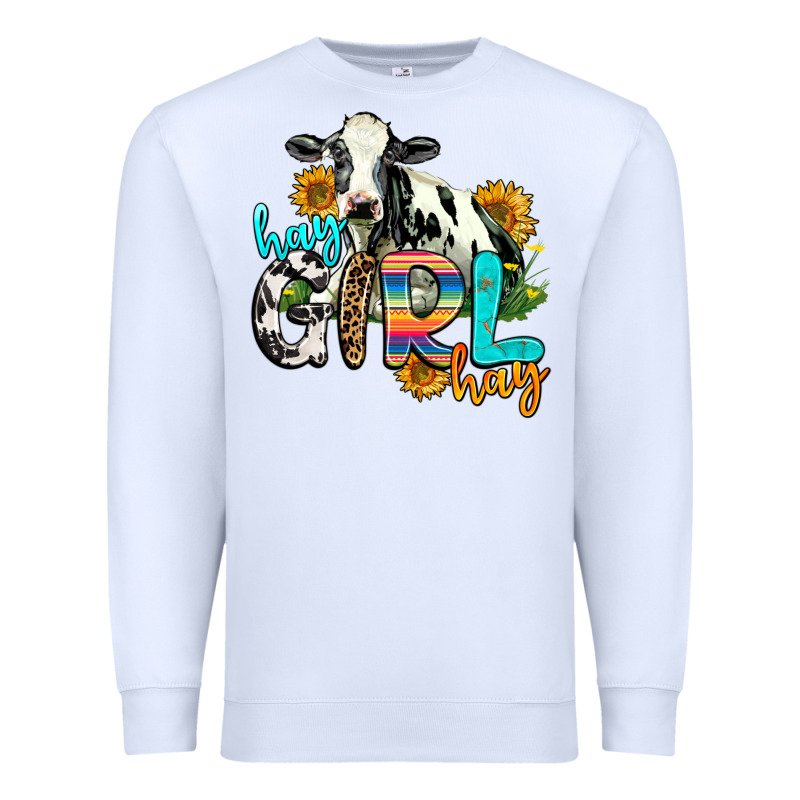 Hay Girl Hay Premium Sweatshirt by AdoDesignShop | Teevron