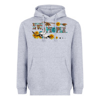 Heather Grey ew people with cross Heavyweight Hoodie - HRA Design Shop