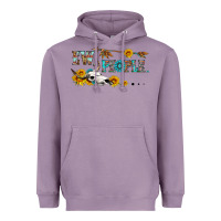 Lavender ew people with cross Heavyweight Hoodie - HRA Design Shop