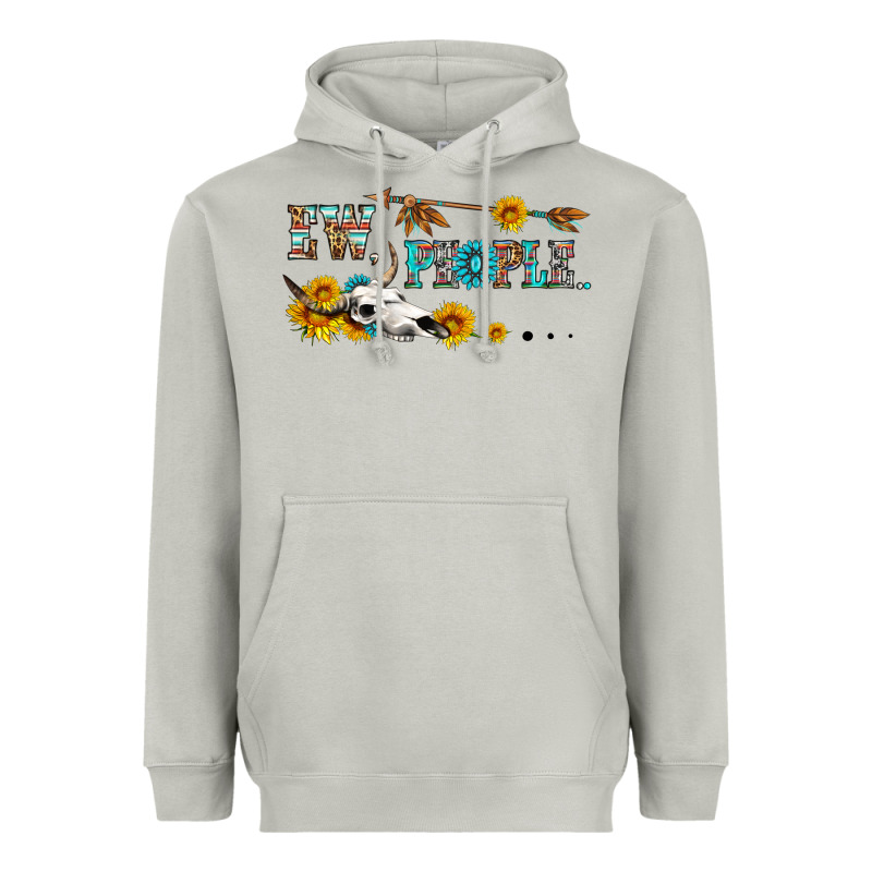 Ew People With Cross Heavyweight Hoodie by HRA Design Shop | Teevron