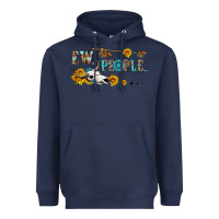 Navy ew people with cross Heavyweight Hoodie - HRA Design Shop