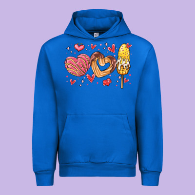 Valentines Day Mexican Food Urban Hoodie Designed By Maliassmallbusiness