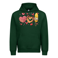 Foreset Green valentines day mexican food Urban Hoodie - MaliasSmallBusiness