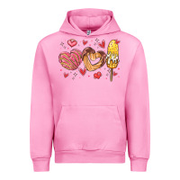 Fuchsia Pink valentines day mexican food Urban Hoodie - MaliasSmallBusiness