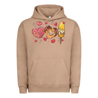 Pigment Burro valentines day mexican food Urban Hoodie - MaliasSmallBusiness