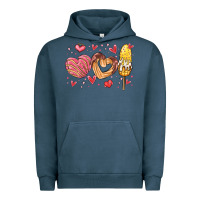 Pigment Midnight Navy valentines day mexican food Urban Hoodie - MaliasSmallBusiness