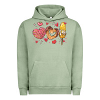 Pigment Oil Green valentines day mexican food Urban Hoodie - MaliasSmallBusiness
