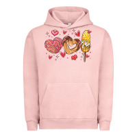 Pigment Salmon valentines day mexican food Urban Hoodie - MaliasSmallBusiness