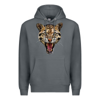 Rock ocelot head Premium Hoodie - LillyAllenDesigns